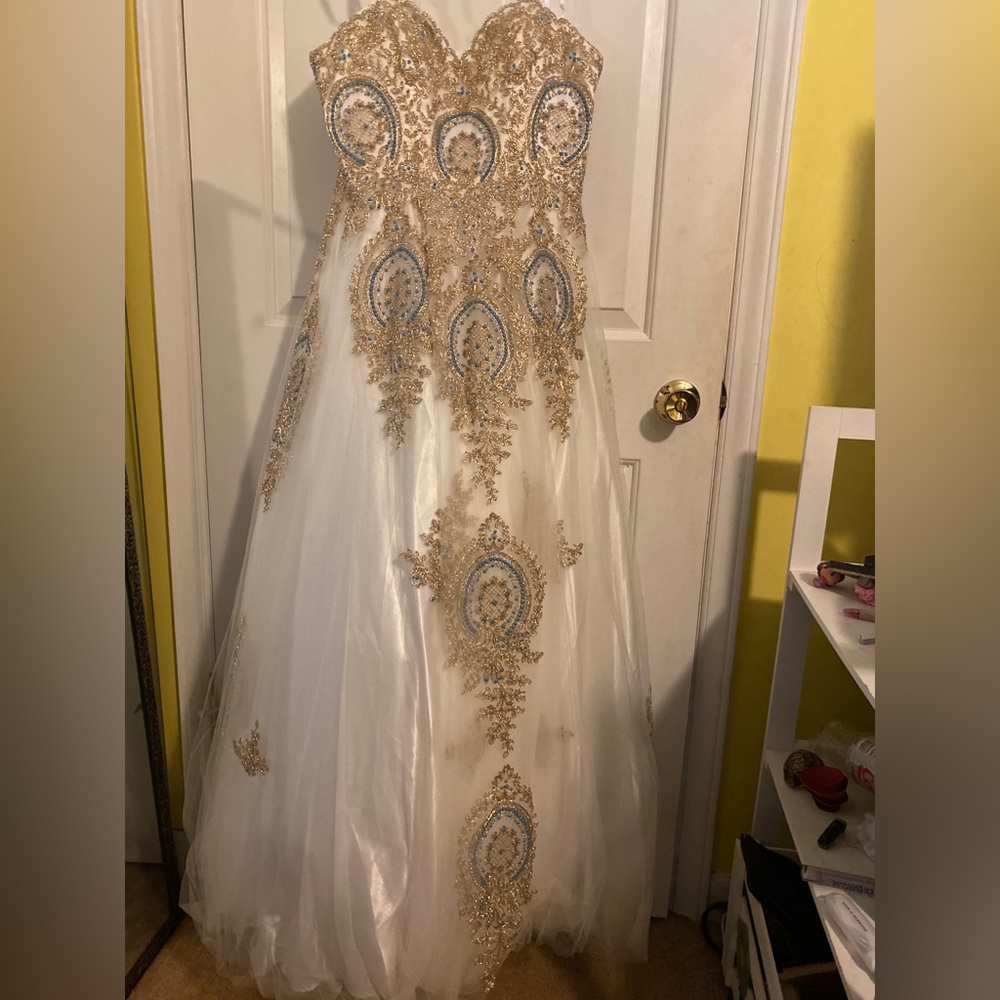 Strapless Gown prom dress 8
